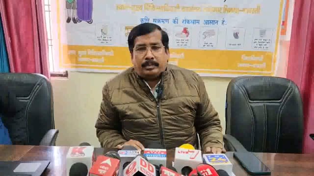 श्रावस्ती में 1फरवरी को 6 लाख से अधिक बच्चों को खिलाई जाएगी एल्बेंडाजोल की दवा
बाईट-डॉक्टर विवेक कुमार श्रीवास्तव