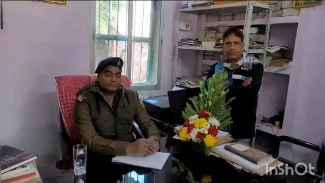 लखीसराय जिले के तेतराहट थाना में थाना अध्यक्ष राजाराम शर्मा ने किया योगदान पुलिस कर्मियों ने किया स्वागत