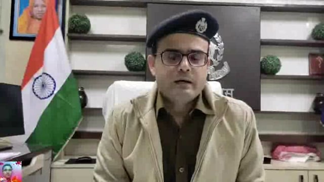 Meerut Mein Kankar Kheda Thana Mein police muthbhed Mein Daroga Ko Goli Marne Wale abhiyukt Ko girftar Kiya