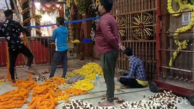 लखीसराय शहर के पुरानी बाजार छोटी दुर्गा स्थान परिसर में दसवां वार्षिक उत्सव समारोह की तैयारी हुई पूरी