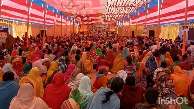 शहर के नया बाजार ,बाजार समिति मैदान परिसर में विराट ज्ञान यज्ञ के दूसरे दिन हजारों से अधिक सत्संगी हुए शामिल