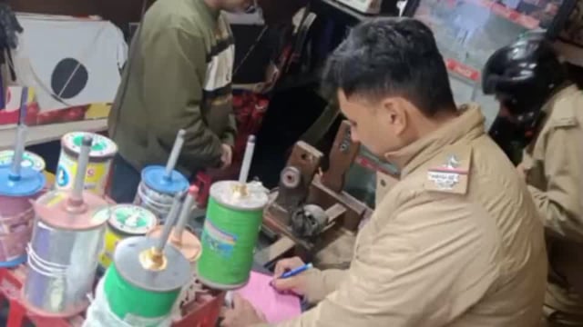 haridwar पुलिस ने चाइनीज मांझे के खिलाफ़ चलाया अभियान...