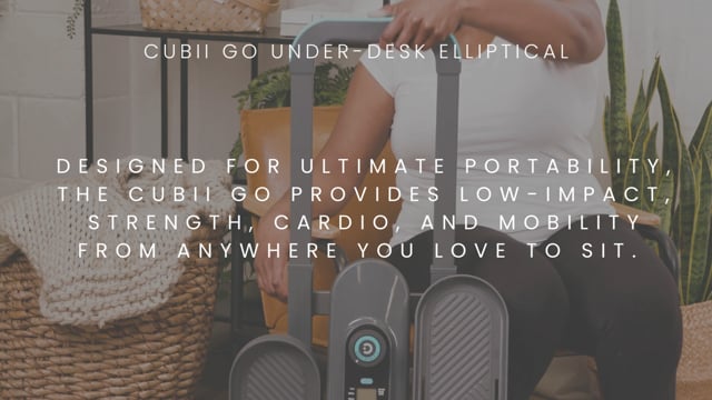 Product video: Cubii Go Compact Seated Elliptical