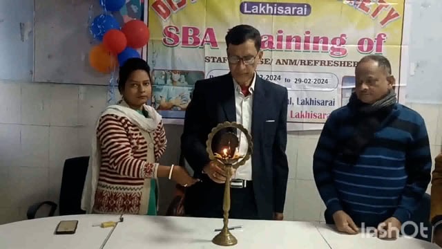 लखीसराय सदर अस्पताल के सभागार में 21 दिवसीय  प्रशिक्षण का सिविल सर्जन ने किया उद्घाटन