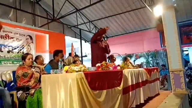 ভগবানপুর বিধানসভার এদিন রাজনৈতিক কর্মী সম্মেলনে উপস্থিত কাঁথি সাংগঠনিক জেলা জেলা সভাপতি পিযূষ কান্তি পন্ডা মহাশয়,