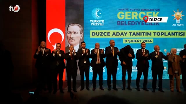 AK Parti Düzce Adaylarını Tanıttı