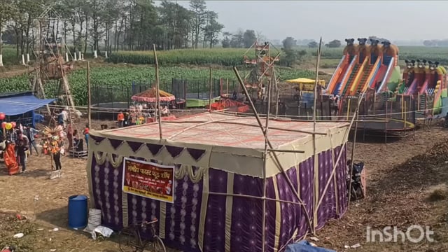 कदवा कोचखालि बाड़ी में  मां माघी काली मंदिर बैरगाछी में लगी श्रद्धालुओं की भीड़।