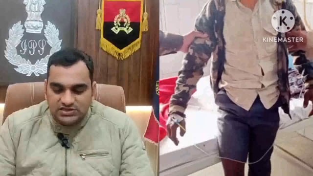 थाना सिधारी क्षेत्र जेल से फरार 8 वर्ष पूर्व 1 लाख के इनामी बदमाश को पुलिस मुठभेड़ में हुआ घायल