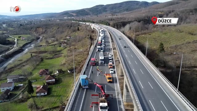 Dorse Kaldırıldı, Otoyol Trafiğe Açıldı