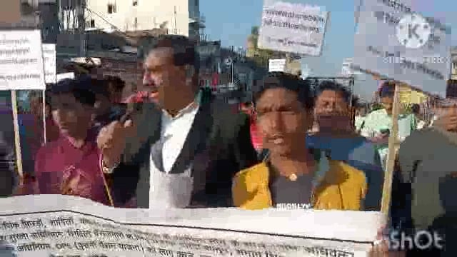सूर्यगढ़ा -अधिवक्ता शिरिष ए शांडिल्य के द्वारा सभी जाति धर्म के लोगों के समान अधिकार के लिए लोक क्रांति मार्च निकाला गया