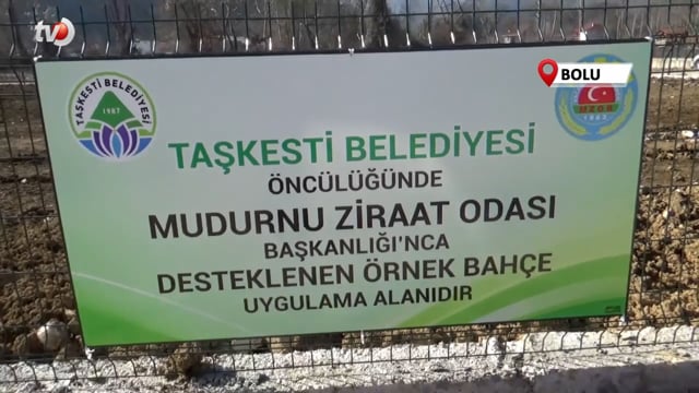 Örnek Bahçe Sayesinde Mudurnu Tarımda Kalkınacak