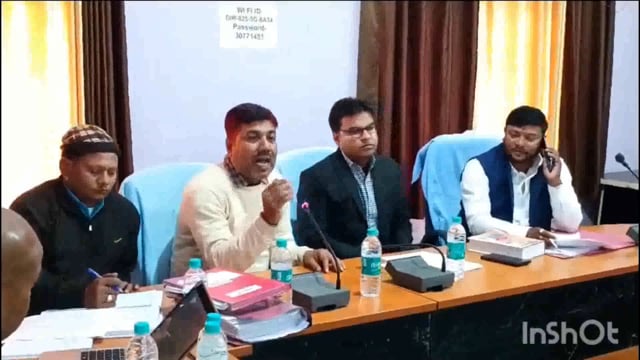 लखीसराय शहर के पुरानी बाजार नगर परिषद के सभागार में उपसभापति के दस्त में साधारण बोर्ड की बैठक आयोजित।
