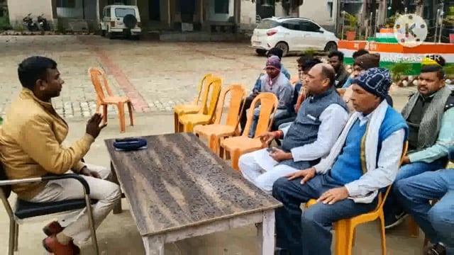 सिरदला थाना परिसर में सरस्वती पूजा शांति माहौल में संपन्न करवाने को लेकर की गई शांति समिति की बैठक