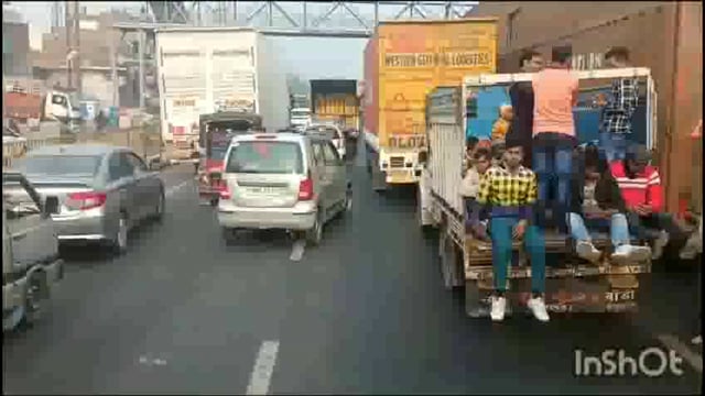थाना हाईवे नरौली पुल नेशनल हाईवे आए दिन लगा रहता है जाम
