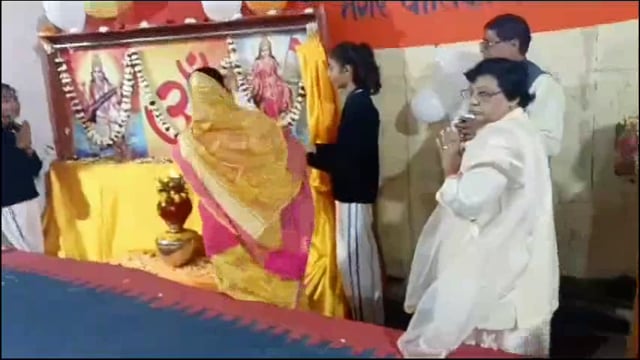 आजमगढ़ सरस्वती शिशु मंदिर नगर पालिका में बसंत पंचमी का त्यौहार बड़ी धूमधाम से मनाया