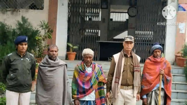 पुलिस ने क्षेत्र के परोरिया गांव से तीन लाल वारंटी को किया गिरफ्तार भेजा न्यायालय
