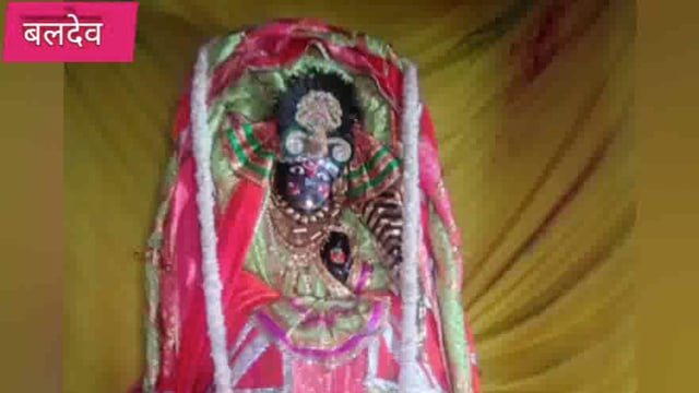 बलदेव बलराम की शरण में मध्य प्रदेश की पूर्व मुख्यमंत्री उमा भारती  ठाकुर बृज के राजा दाऊजी जी महाराज के किए दर्शन