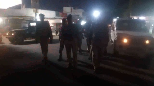 सीओ  महसी सहित हरदी S H O ने किया पैदल गश्त 