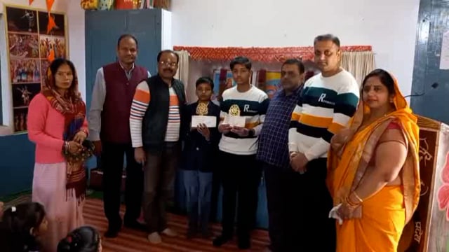 सरस्वती शिशु मंदिर जलालाबाद में प्रतिभा खोज परीक्षा में टॉप 20 में मारी बाजी,दो बच्चों का हुआ चयन