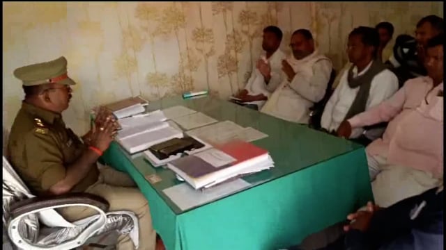 शादियाबाद थाने में आगामी रविदास जयंती पर्व को लेकर थाना प्रभारी ने ग्रामीण वासियों से की बैठक