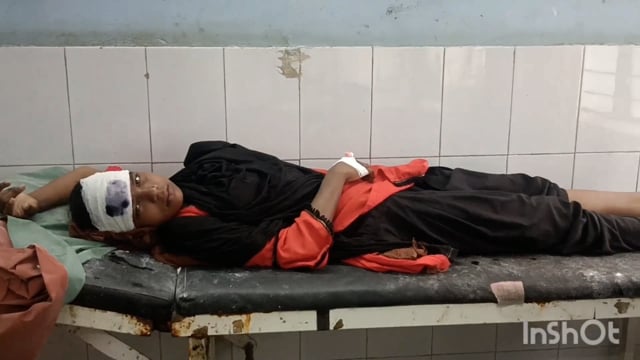 लखीसराय जिले के किऊल थाना क्षेत्र के वृंदावन गांव में मामूली विवाद के दौरान 15 वर्षीय किशोरी के साथ की गई मारपीट।