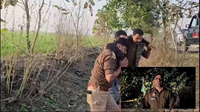 गाजीपुर के जमानिया पुलिस ने 25000 के इनामी गौ तस्कर को मुठभेड़ में किया घायल