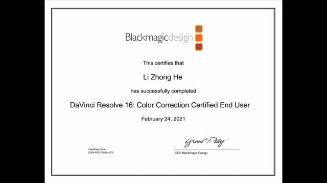 Color Grading Timelapse