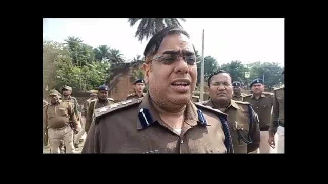 एक दिन पूर्व बालू माफियाओं द्वारा पुलिस पर किए हमले को लेकर एसपी ने घटनास्थल का किया निरीक्षण