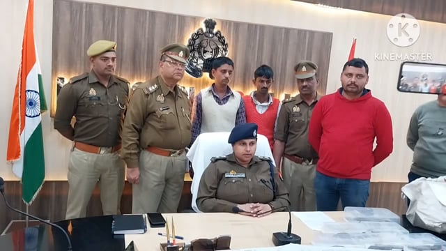 कासगंज पुलिस की बड़ी कार्रवाई अवैध शस्त्र फैक्ट्री का किया भंडाफोड़।
