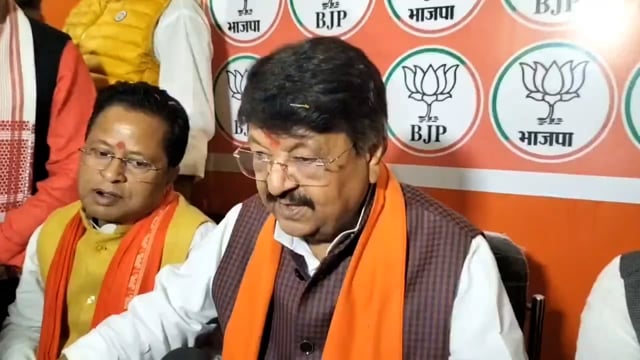 नालंदा पहुचे मध्यप्रदेश के भाजपा संसदीय कार्य मंत्री कैलाश विजयवर्गीय भाजपा कार्यालय में क्या बोले मंत्री 