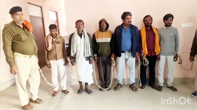 लखीसराय उत्पाद विभाग ने 30 लीटर देसी महुआ शराब के साथ दो कारोबारी एवं पांच शराबी को गिरफ्तार कर भेजा जेल।