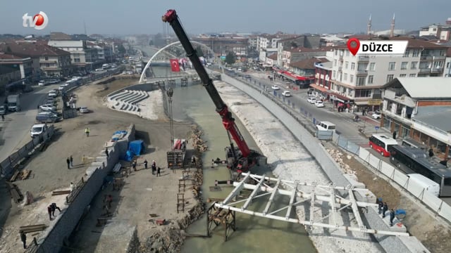 İkinci Köprünün Montajı Başladı