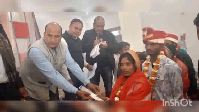 माट में मुख्यमंत्री सामूहिक विवाह योजना के अंतर्गत 21 जोड़ों की शादी धूमधाम से करवाई गई