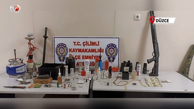 Düzce’de Polis Ekiplerinden Uyuşturucu Operasyonu