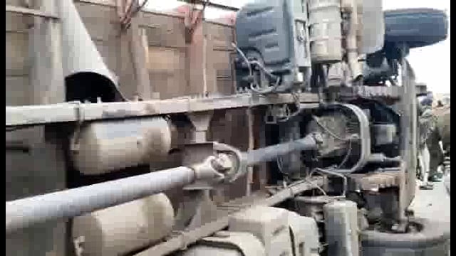 रोहतास के शिवसागर में दो ट्रकों के भीडंत में दो घायल