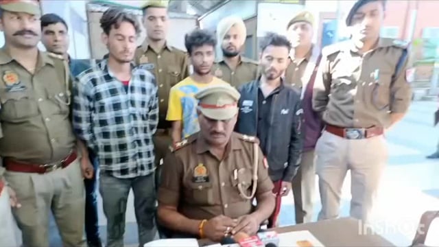 मथुरा जीआरपी पुलिस ने ट्रेनों में चोरी की घटना करने वाले गैंग का किया पर्दाफाश तीन अभियुक्त गिरफ्तार