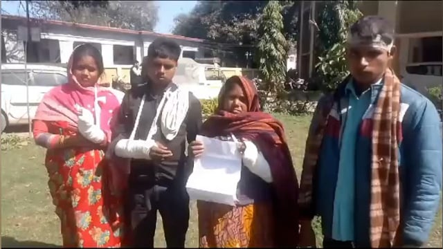 दबंगों ने घर में घुसकर की मार पीट,दबंग की मारपीट से करीब आधा दर्जन लोग घायल हुए