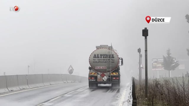 Bolu Dağı’nda Yağmur ve Sis