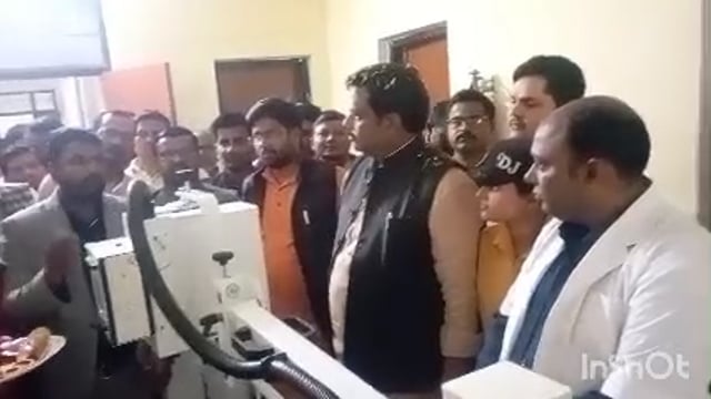 सामुदायिक स्वास्थ्य केंद्र पर एक्स-रे मशीन का उद्घाटन विधायक विनय कुमार द्विवेदी ने किया, एक्स-रे की सुविधा आज से शुरू