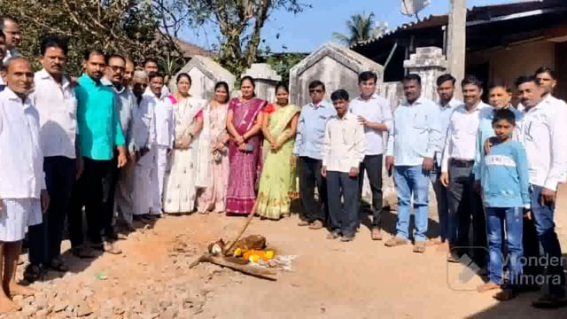 आबिटघरग्रामपंचायतीच्यामाध्यमातूनआबिटघरगावअंतर्गतरस्त्यांचाशुभारंभसरपंच साक्षीसंतोष पाटील,उपसरपंच कुलदीपपाटीलयांच्याहस्ते