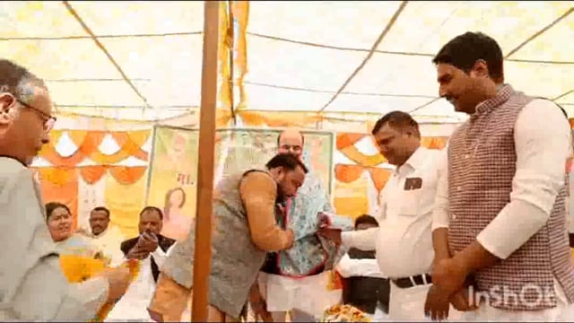 नवनिर्वाचित राज्यसभा सांसद चौधरी तेजवीर सिंह का भाजपा कार्यकर्ता द्वारा स्वागत सम्मान समारोह का आयोजन किया गया