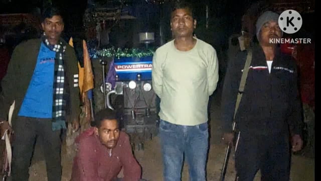 पुलिस ने अवैध बालू का  परिवहन करते एक ट्रैक्टर को किया जप्त, चालक गिरफ्तार