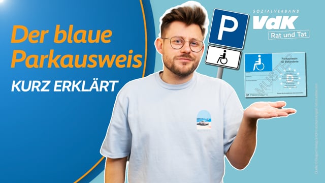 Blauer Parkausweis