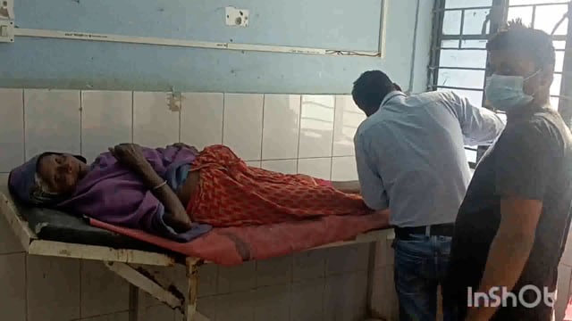 जिले के कजरा थाना क्षेत्र के उड़ैन गांव में पारिवारिक विवाद के दौरान वृद्ध महिला के साथ की गई मारपीट।