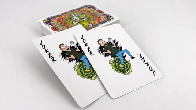 Video Rick and Morty Playing Cards