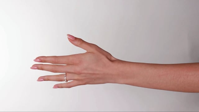 East West Bezel Set Oval Band - Video