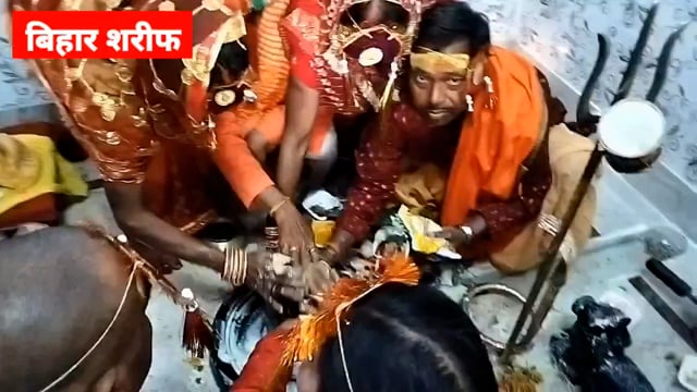 Bihar Sharif गंगानगर में गौरी शंकर मंदिर में अखंड कीर्तन में हरे रामा हरे कृष्णा से गूंजा जिलावासी