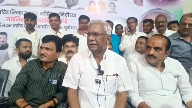 काॅंग्रेस पक्ष श्रेष्ठींनी नांदेड लोकसभेसाठी माझ्या नावाची शिफारस हायकमांडकडे केली आहे - माजी आमदार वसंतराव चव्हाण