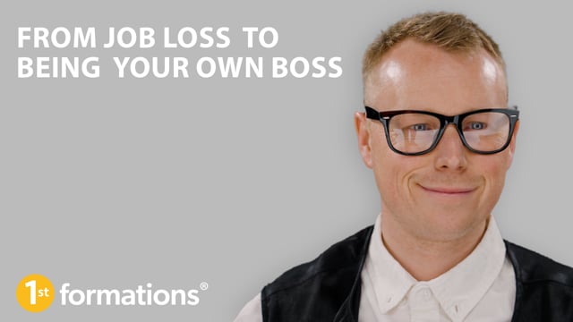 Thumbnail for video titled From job loss to being your own boss.