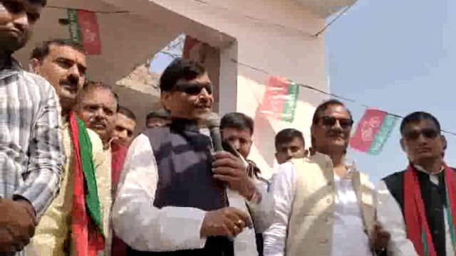 सपा प्रत्याशी शिवपाल यादव का बड़ा बयान 2लाख नौजवानों को नौकरी और किसानों  की आय होगी दोगुनी |